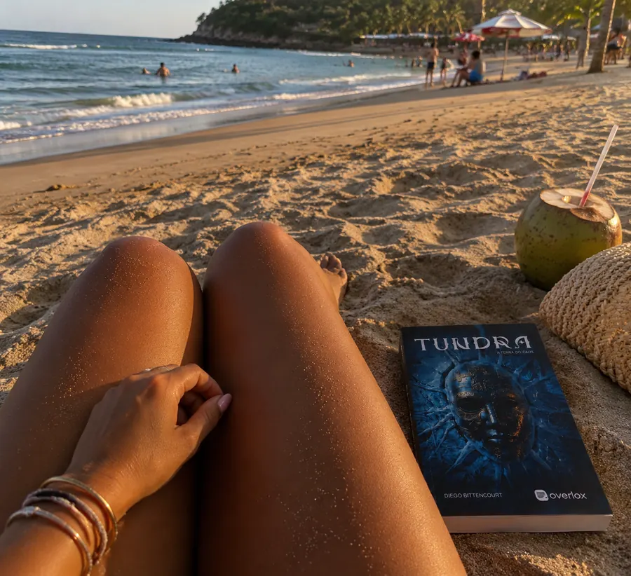 Leserinnen und Leser mit dem Buch TUNDRA