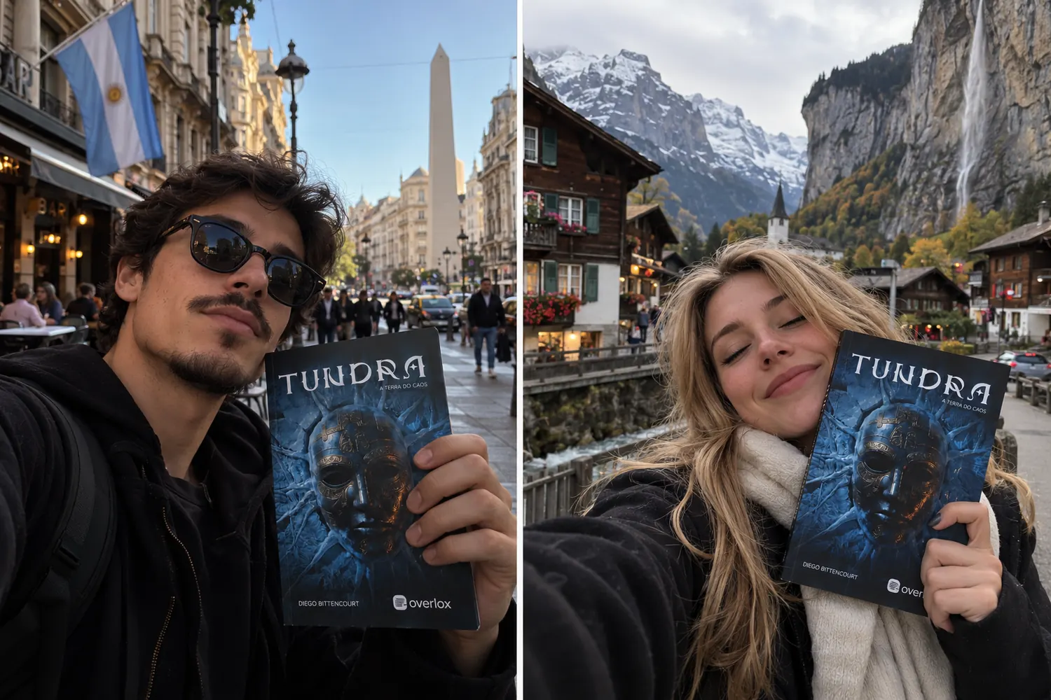 Leserinnen und Leser mit dem Buch TUNDRA